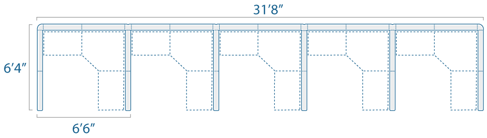 6x6 5 Cubes
