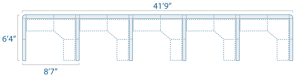 8x6 5 Cubes