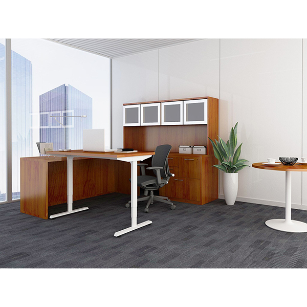 Adjustable Height Tables - The Hi-Lo sit-stand desk from Fastcubes turns your current workstation into a sit-stand desk that is height-adjustable. With a lifting capacity of up to 350 pounds, this sit-stand desk fits into any environment.