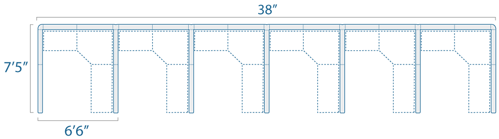 6x7 6 Cubes