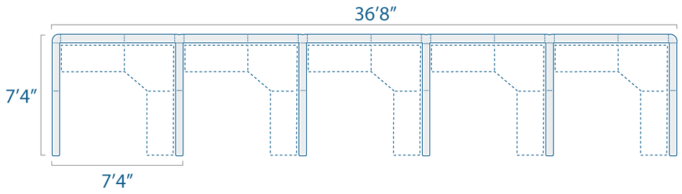 7x7 5 Cubes