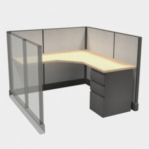 Single 5′ x 5′ x 47” H